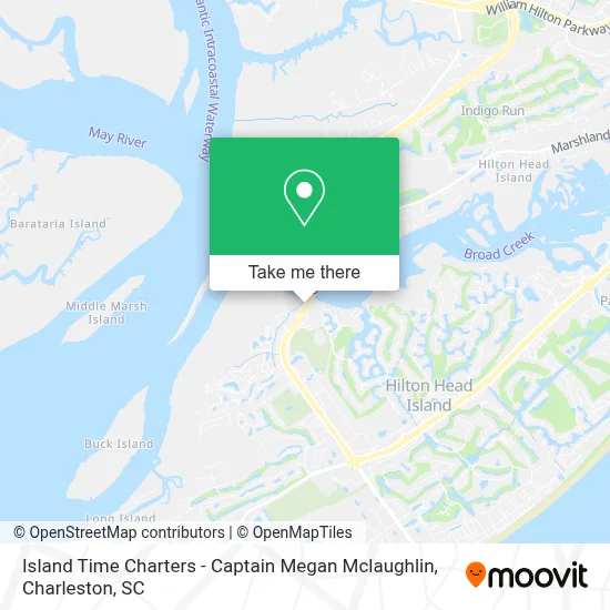 Island Time Charters - Captain Megan Mclaughlin map