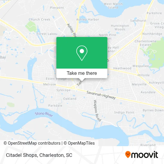 Citadel Shops map