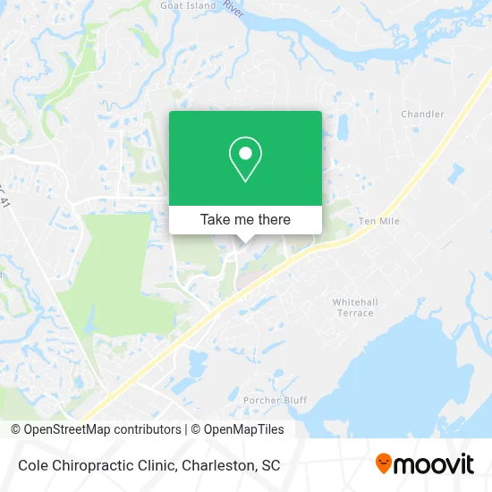 Cole Chiropractic Clinic map