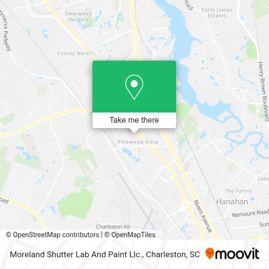 Moreland Shutter Lab And Paint Llc. map
