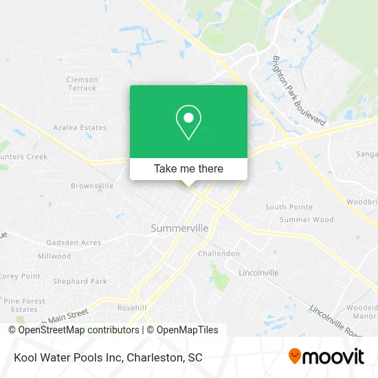 Kool Water Pools Inc map