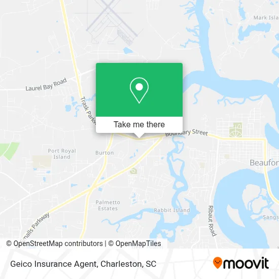 Geico Insurance Agent map