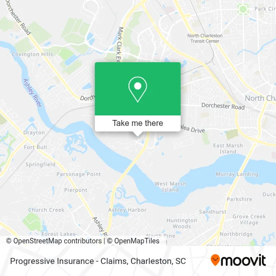 Progressive Insurance - Claims map