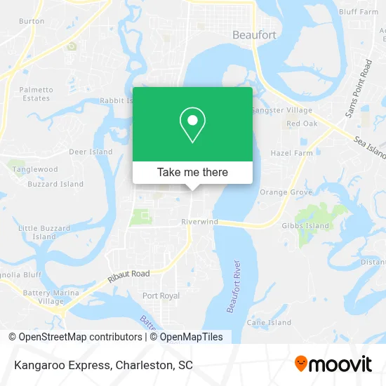 Kangaroo Express map