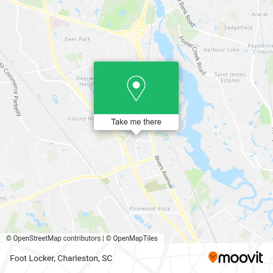 Foot Locker map