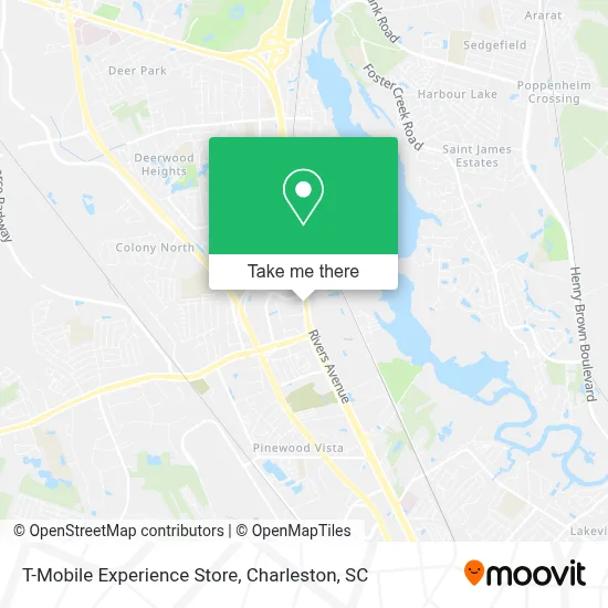 T-Mobile Experience Store map