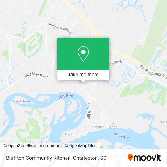Bluffton Community Kitchen map