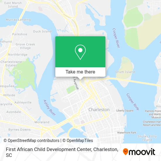 First African Child Development Center map