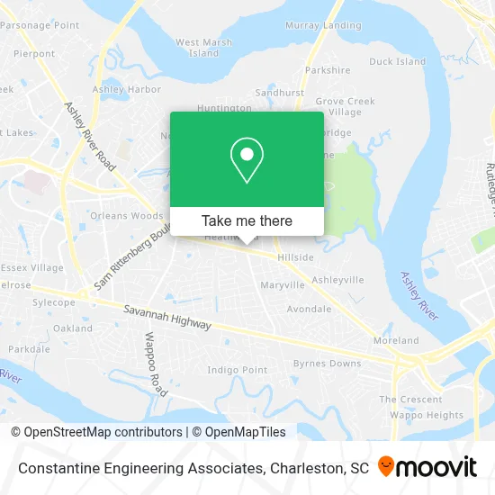Constantine Engineering Associates map