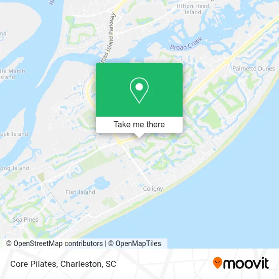 Core Pilates map