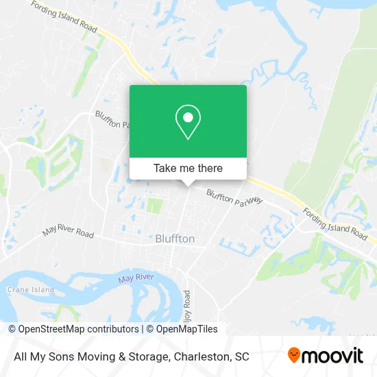 All My Sons Moving & Storage map