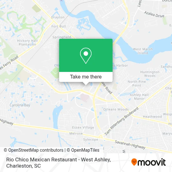 Rio Chico Mexican Restaurant - West Ashley map
