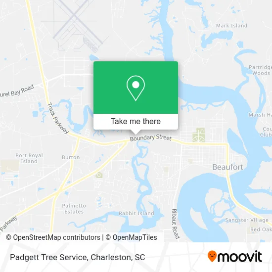 Padgett Tree Service map