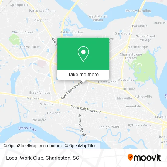 Local Work Club map