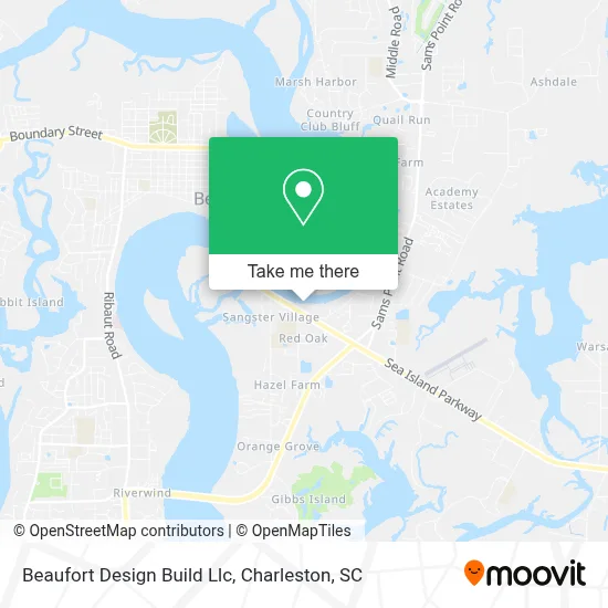 Beaufort Design Build Llc map