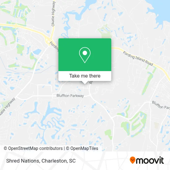 Shred Nations map
