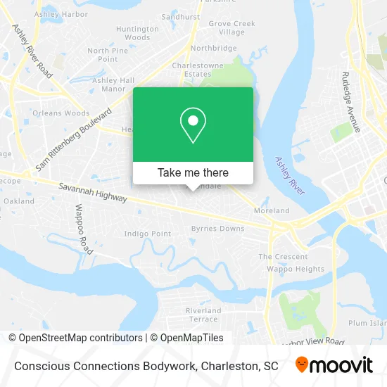 Conscious Connections Bodywork map