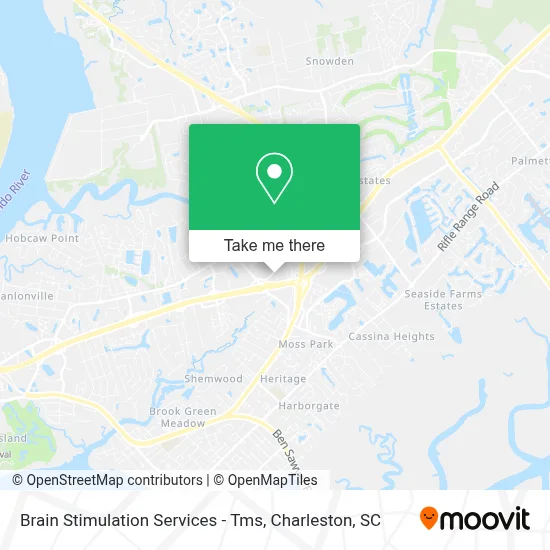 Brain Stimulation Services - Tms map