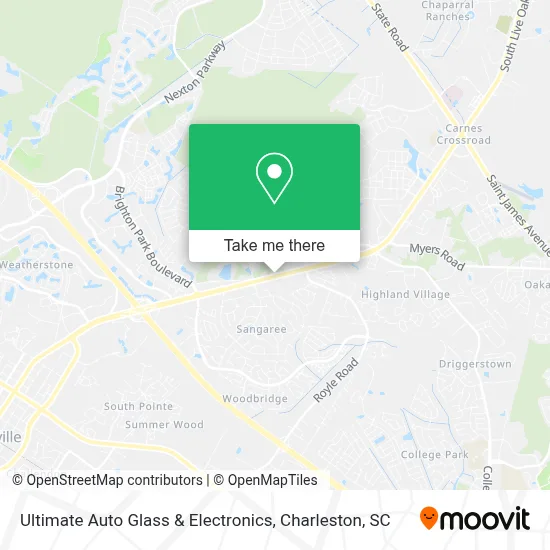 Ultimate Auto Glass & Electronics map