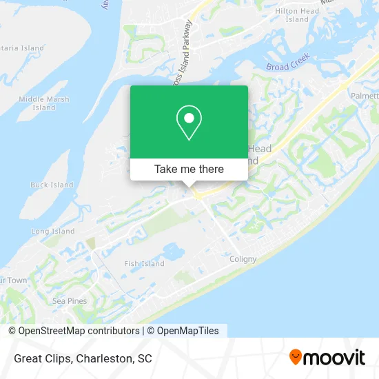 Great Clips map
