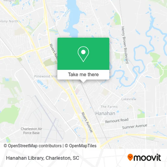 Hanahan Library map