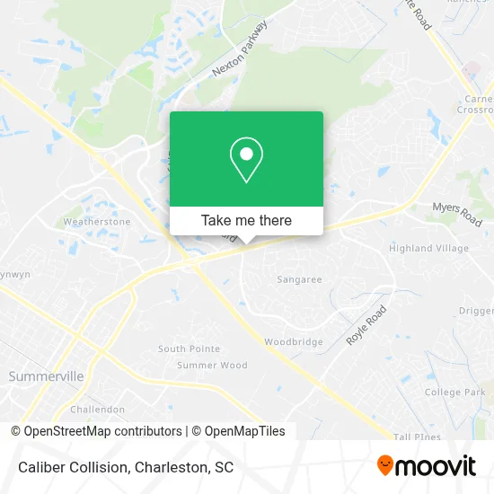 Caliber Collision map