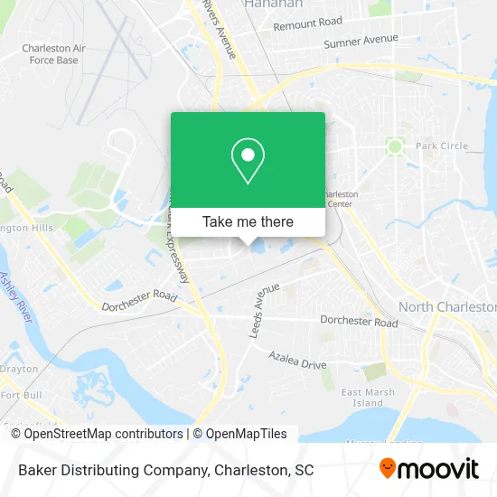 Baker Distributing Company map