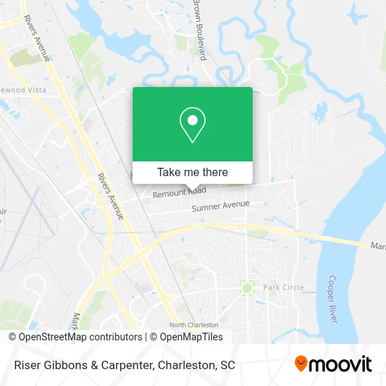 Riser Gibbons & Carpenter map