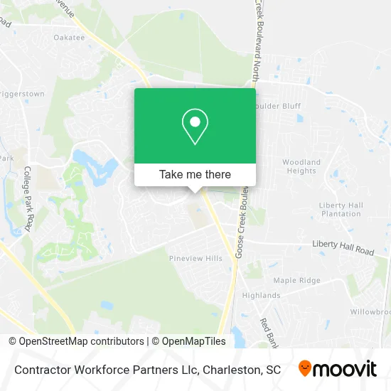 Contractor Workforce Partners Llc map