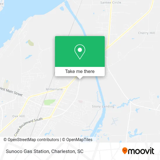 Sunoco Gas Station map