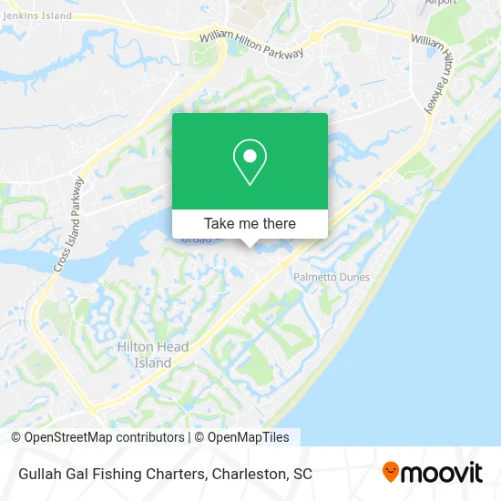 Gullah Gal Fishing Charters map