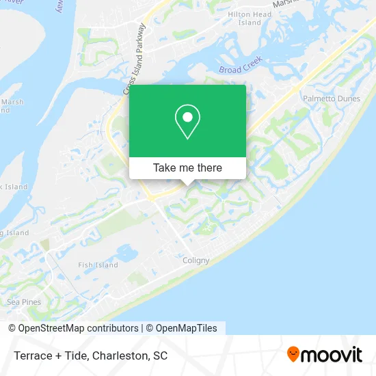 Terrace + Tide map