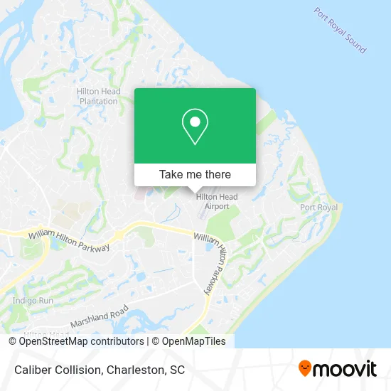 Caliber Collision map