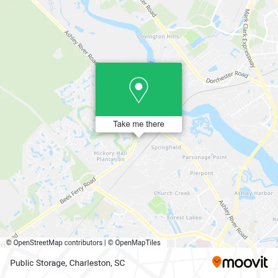 Public Storage map