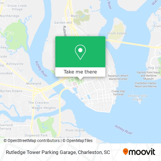 Rutledge Tower Parking Garage map