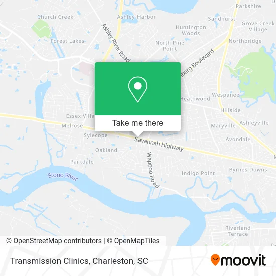 Transmission Clinics map