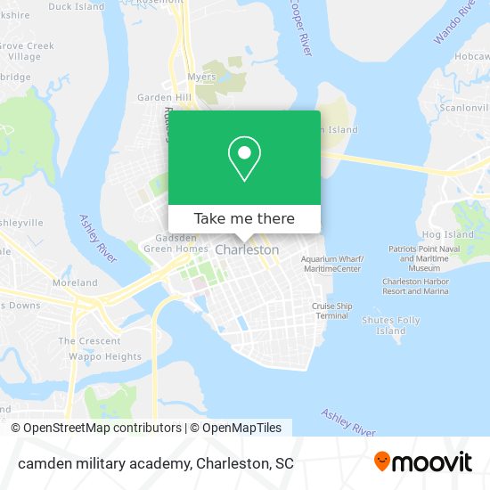 camden military academy map