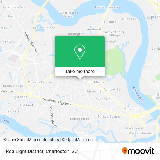 Red Light District map