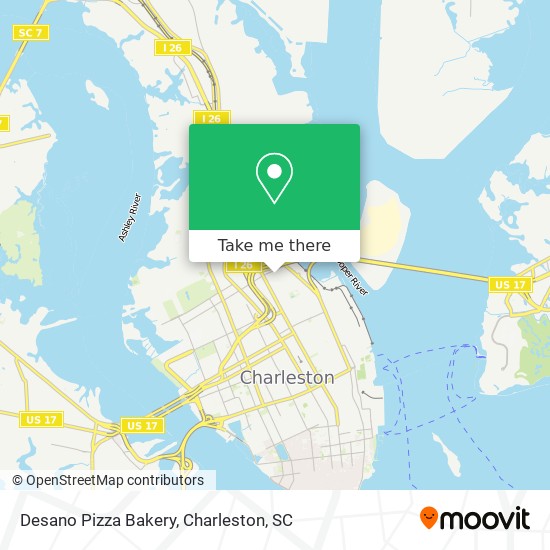 Desano Pizza Bakery map