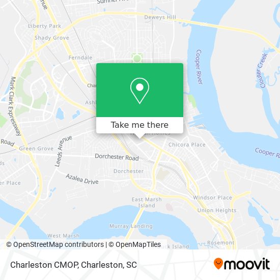 How to get to Charleston CMOP in North Charleston by Bus?