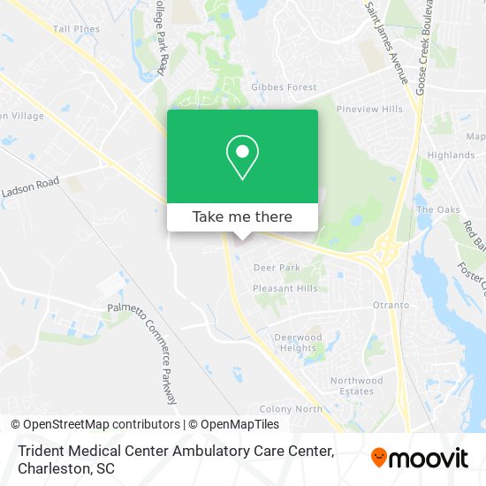 Mapa de Trident Medical Center Ambulatory Care Center