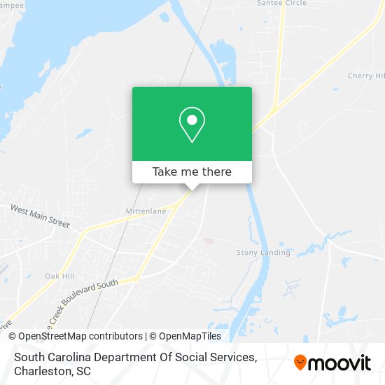 South Carolina Department Of Social Services map