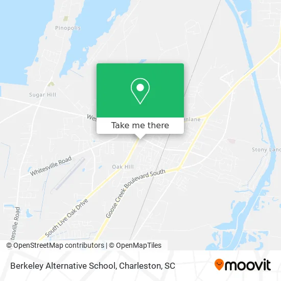 Berkeley Alternative School map