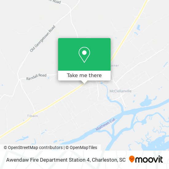 Mapa de Awendaw Fire Department Station 4