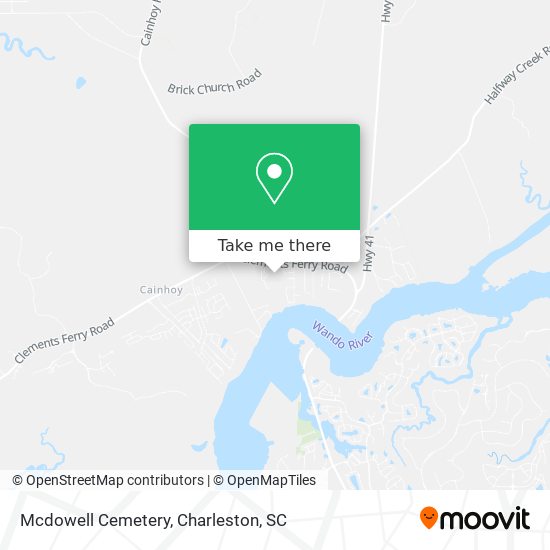 Mcdowell Cemetery map