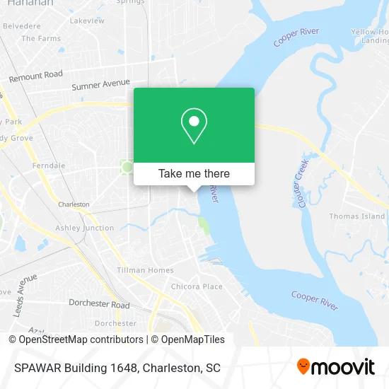 SPAWAR Building 1648 map