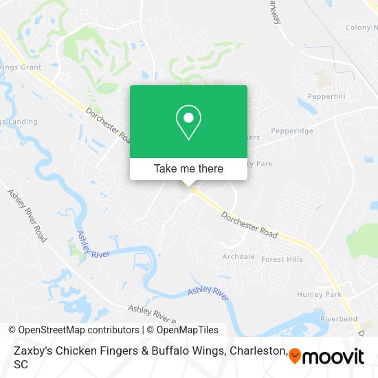 Driving Directions To Zaxby S How To Get To Zaxby's Chicken Fingers & Buffalo Wings In North Charleston  By Bus?