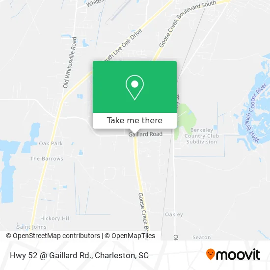 Hwy 52 @ Gaillard Rd. map