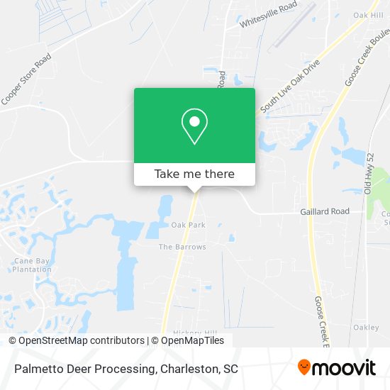 Palmetto Deer Processing map