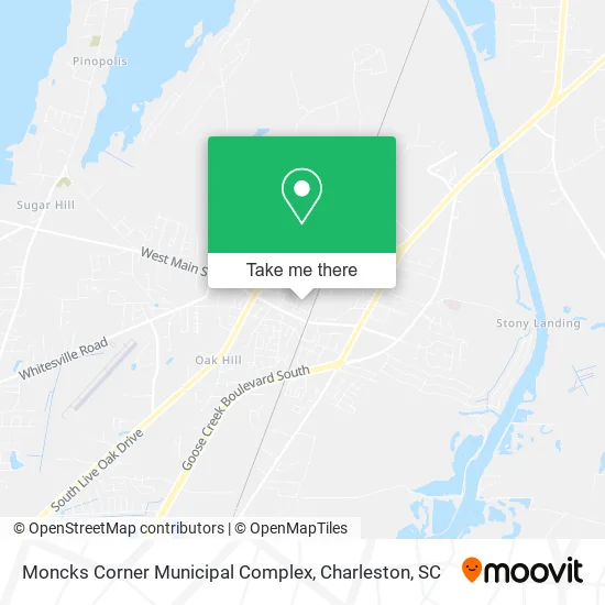 Moncks Corner Municipal Complex map